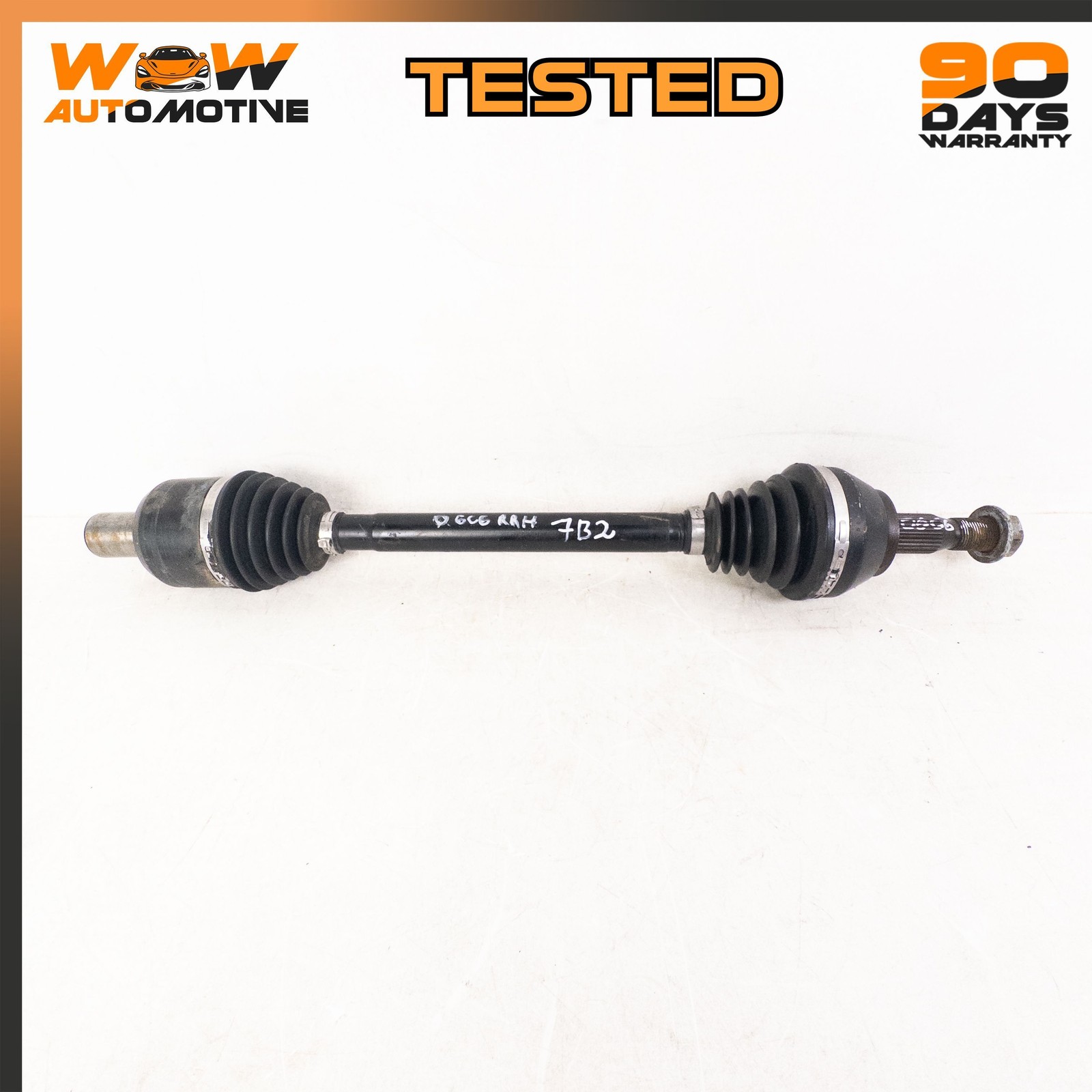 04-2013 CHEVROLET CORVETTE C6 XLR REAR RIGHT AXLE HALF SHAFT UNIVERSAL JOINT OEM