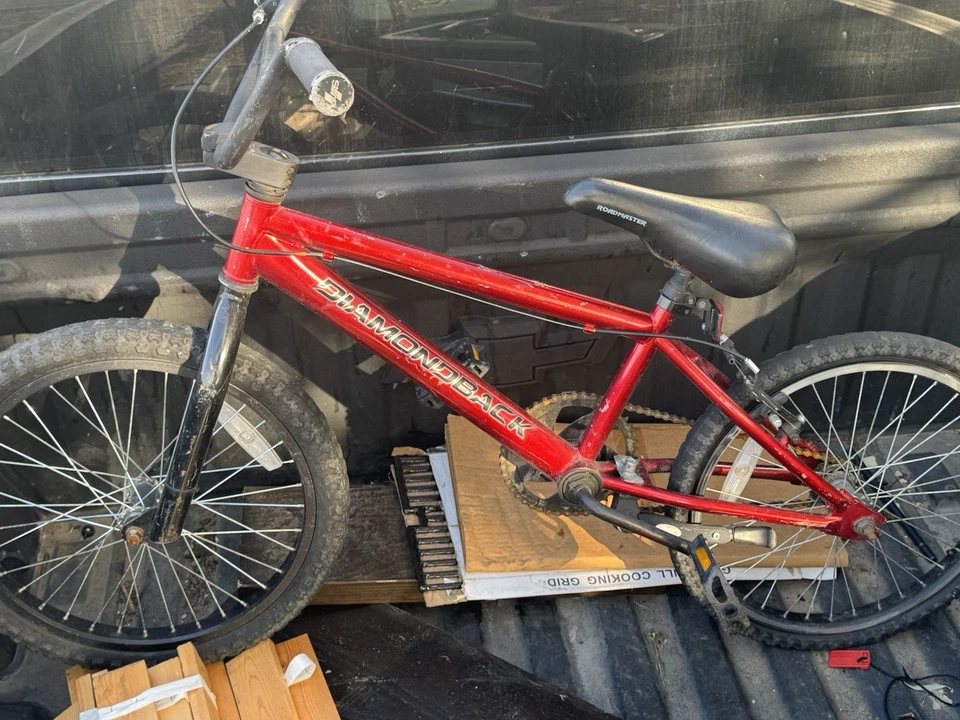 Bicicleta Diamond Back-Old School BMX Aleación Roja Aluminio OG Años 90 Foto 2 de 3