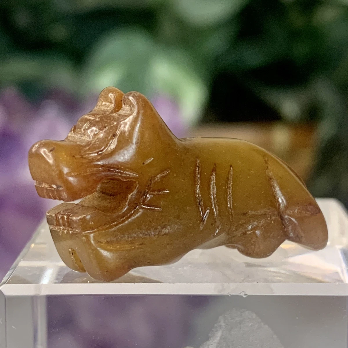 Tiger 玉中国风雕像、雕像| eBay