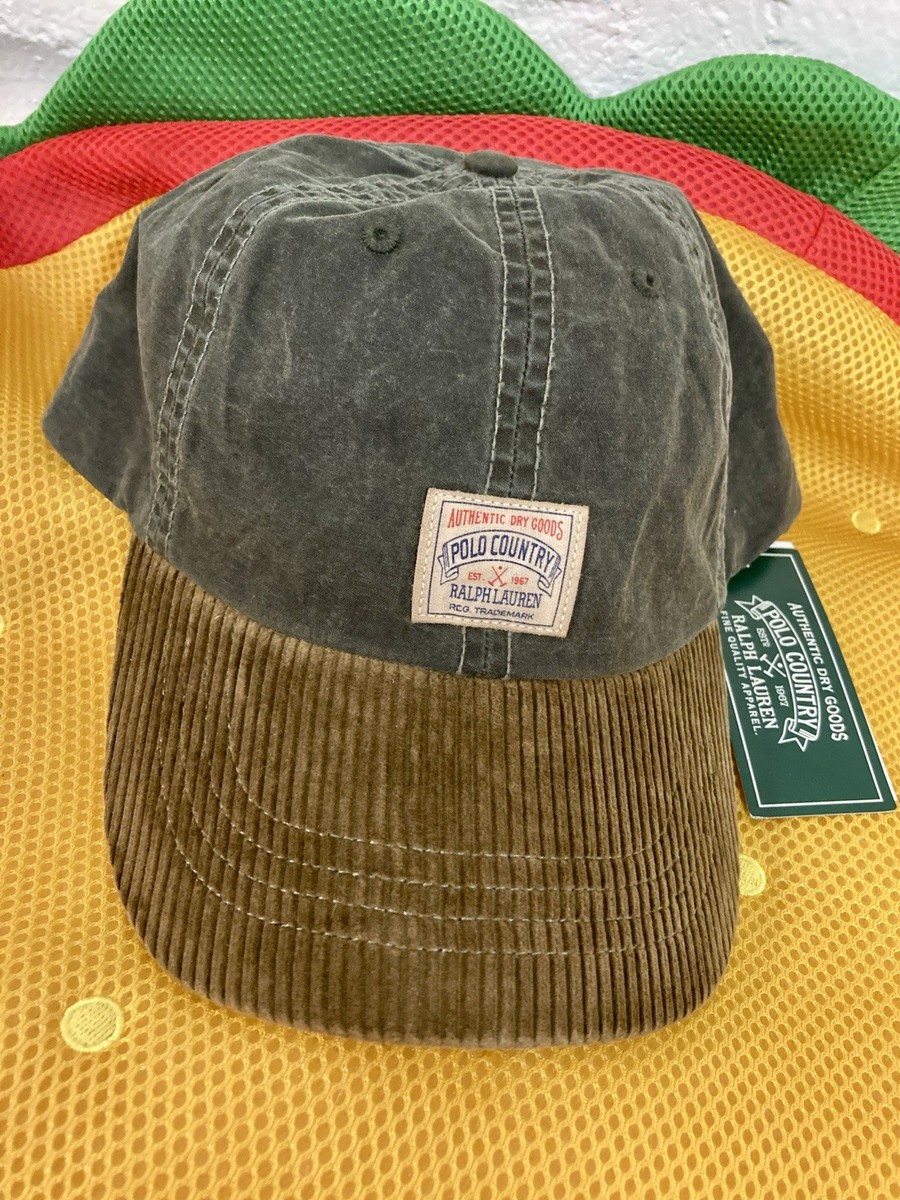 Polo Ralph Lauren POLO COUNTRY Oilcloth Wax Color Block Cap Hat