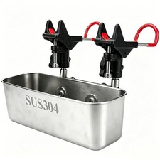 Fishing Gear Resistant Boat Tray with Rail Mount for Marine Use