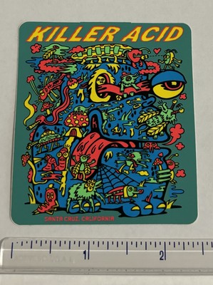 Killer Acid Psychedelic Art Sticker Decal