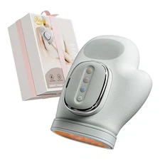 Prisag Hand Massager with Heat and Compression, Cordless Hand Massager, Finge...