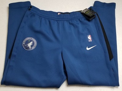 NIKE MINNESOTA TIMBERWOLVES WARM UP BREAKAWAY PANTS TEAM ISSUED BLUE (SIZE 2XL)