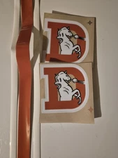 Denver Broncos TB football helmet decals set