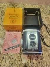 Vintage Brownie Reflex Synchro Camera-not tested Eastman Kodak-original box