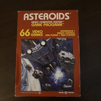New Asteroids Sealed CIB Atari 2600