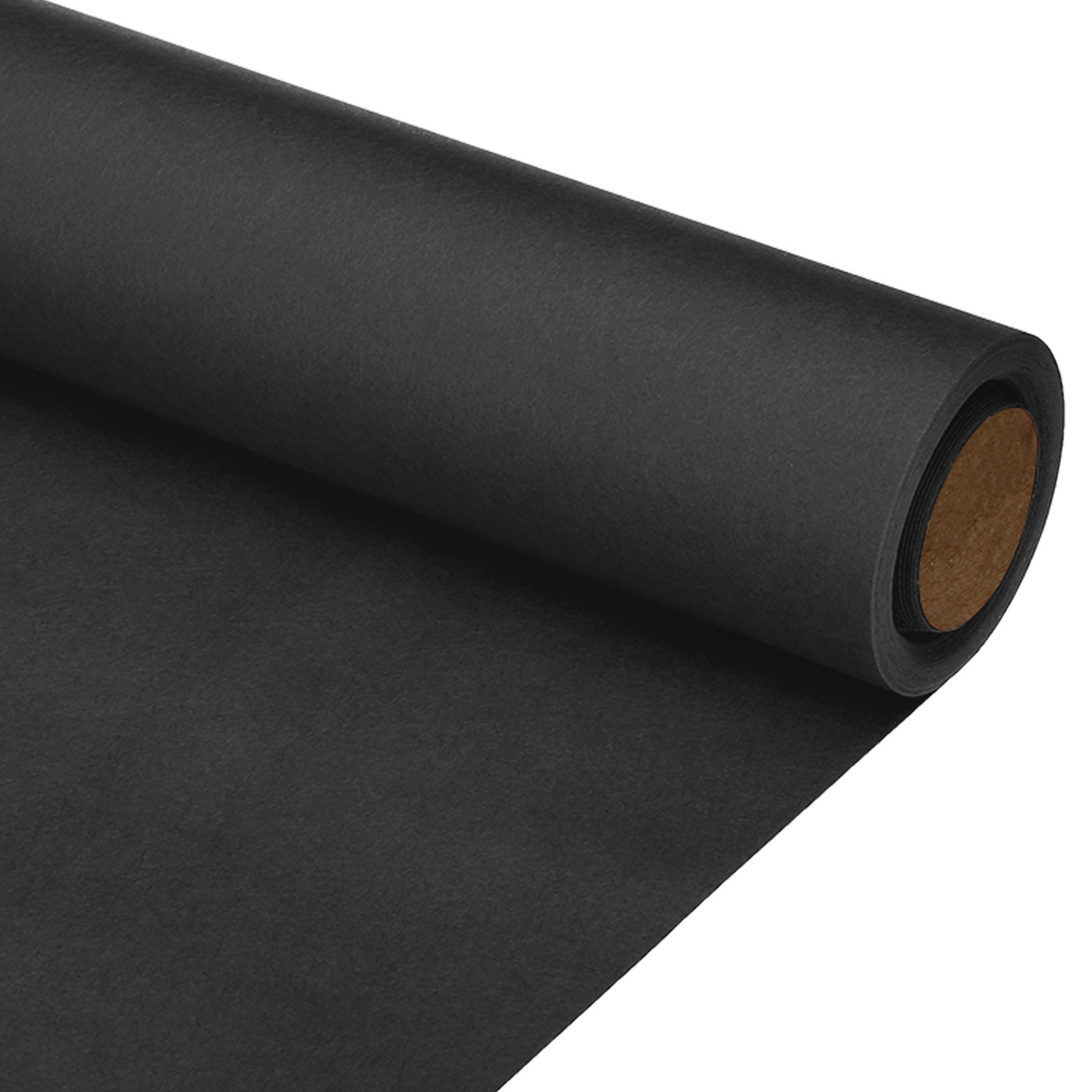 Wrapping Paper 12"x315"(26') 80 GSM Craft Paper Roll Kraft Packing Paper Black