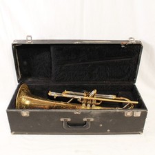 RARE Vintage Getzen 300 Series Frumpet French Horn Trumpet Custom w/ Case