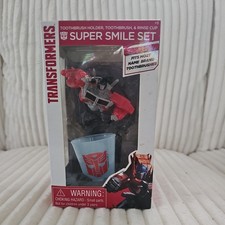 Hasbro Transformers Super Smile Set Kids Children's Oral Care Toothbrush Set