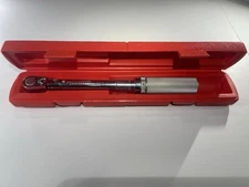 Snap-On Torque Wrench QJFR275D 3/8 Drive Flex-Head 5 to 75 Lb-ft with Case USA
