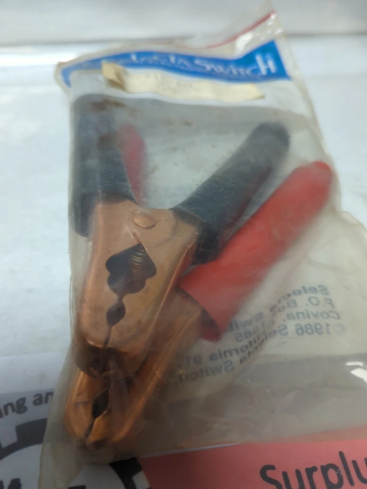 SELECTA SWITCH,SC-41C-BG,CONJUNTO DE CLIPE DE HIPOPÓTAMO DE COBRE DE 2 400 AMP NOS - Imagem 3 de 4