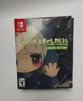 void tRrLM(); Void Terrarium Limited Edition (Nintendo Switch) - CIB - LOOK!!