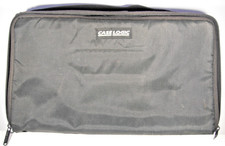 CASE LOGIC 30 Tape CASSETTE STORAGE CASE Black with Zipper and Handle/Strap