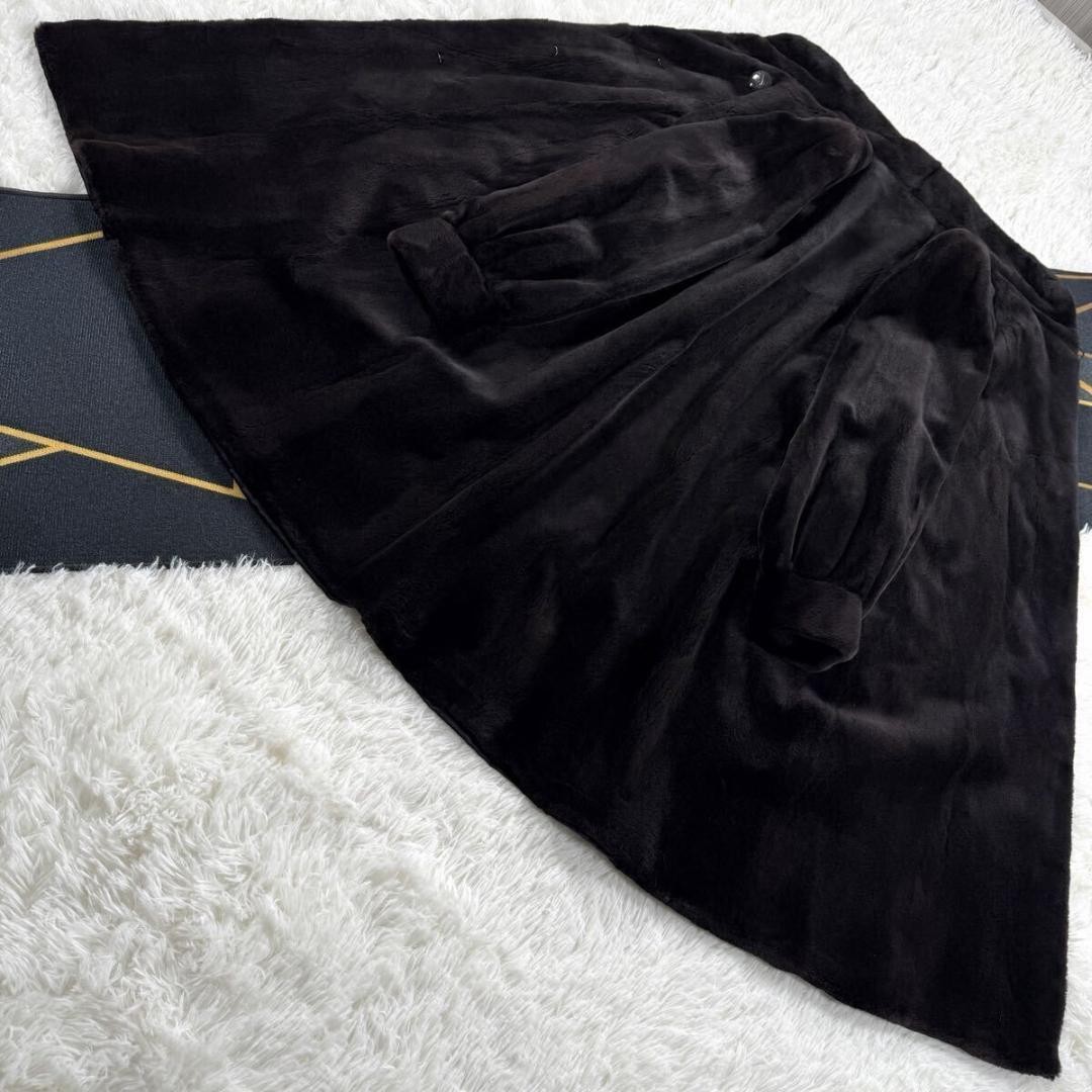 VALENTINO Saga Mink Shared Coat Size F/US:S Equivalent Fur Coat 146727K Authen thumbnail 5