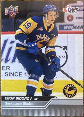 Yegor Sidorov Rookie - 2023-24 Upper Deck CHL #211 (RC) - Anaheim Ducks signed