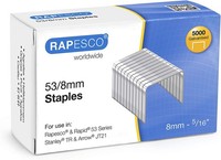 Rapesco Heftklammern 53/8 Verzinkt 5.000 StüCk