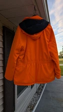 CABELAS BLAZE ORANGE HUNTING COAT & PANTS - THINSULATE, GORTEX - SIZE LARGE