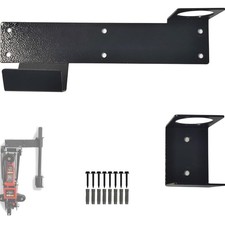 Wall-Mount Floor Jack Storage Rack,Heavy-Duty Wall Organizer for Low-Profile ...