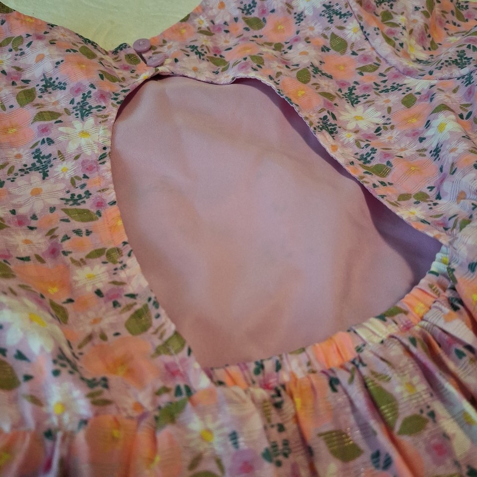 Cat & Jack Floral Dress. Pink. Size 14. Great Condition | eBay
