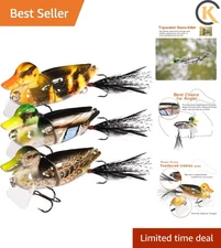 Lifelike Fishing Lures - 2.8in Swimmax Duck - Perfect for All Freshwater Species