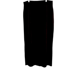 Y2K Velvet Maxi Skirt Chocolate Brown Fairy Grunge Whimsigoth Straight pencil XL