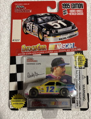 1 1995 RACING CHAMPIONS EDITION STOCKCAR # 12 DERRIKE COPE STRAIGHT ATOW