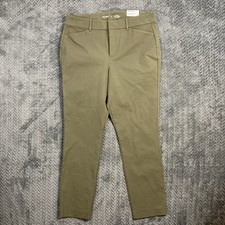 Old Navy Women s 12 Tan High-Waisted Pixie Skinny Ankle Pants Khaki NWT