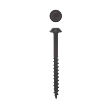 Highpoint 10 x 2-1/2  Round Washer Head Woodworking Screws Black Oxide 100 pc