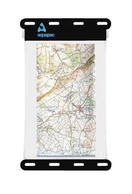 Aquapac kleines wasserdichtes Kartenetui für draußen 19,5x30 cm, schwarz/weiß 