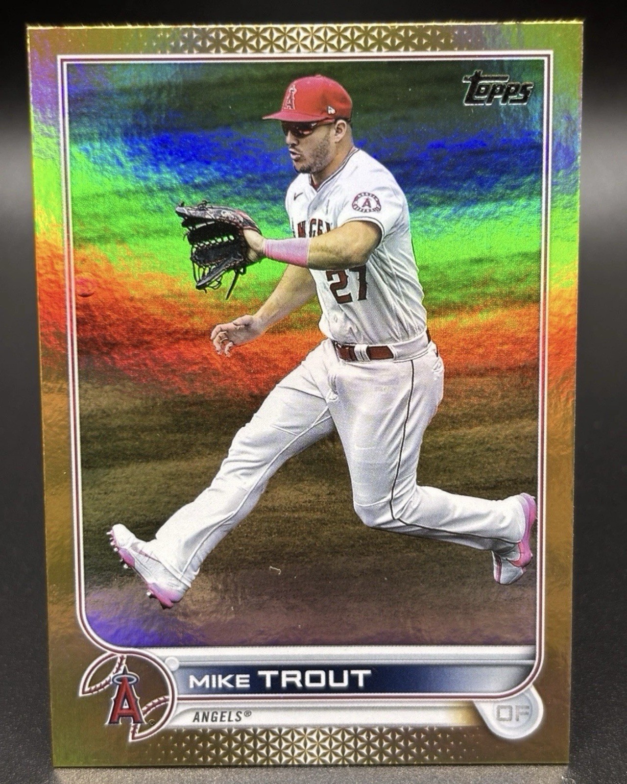2022 Topps Series 1 - MIKE TROUT #27 Gold Foil