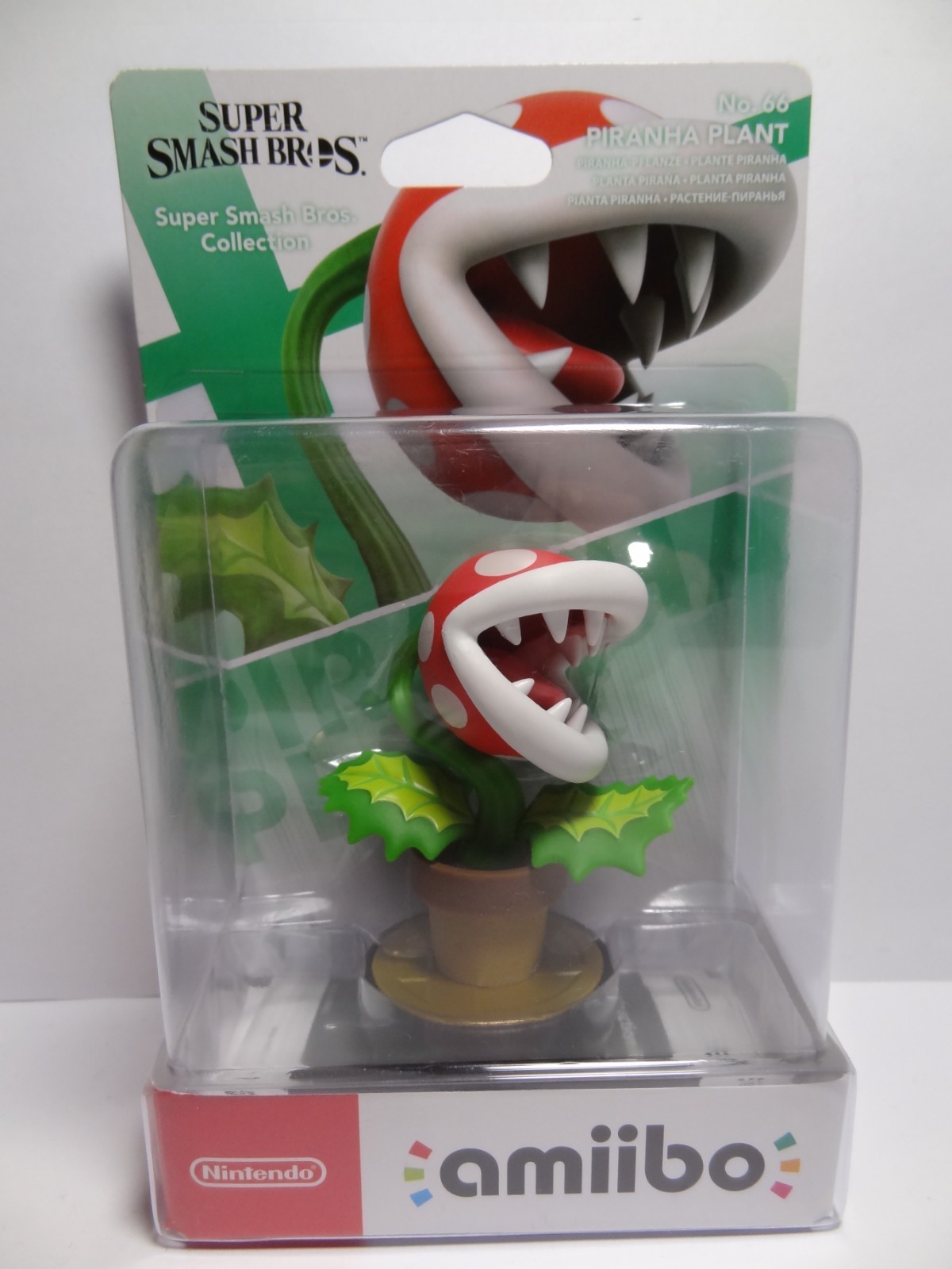 Amiibo Plante Piranha N66 collection Super Smash Bros figurine Nintendo Switch neuve