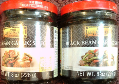 LOT / PACK OF 2 jars, Lee Kum Kee Black Bean Garlic Sauce, 8oz (BEST BY 8/3/27)