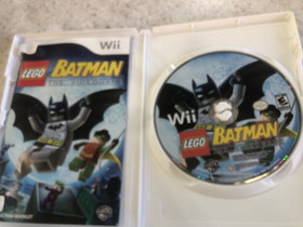 LEGO BATMAN THE VIDEO GAME NINTENDO WII GAME DISC, MANUAL AND CASE NES HQ