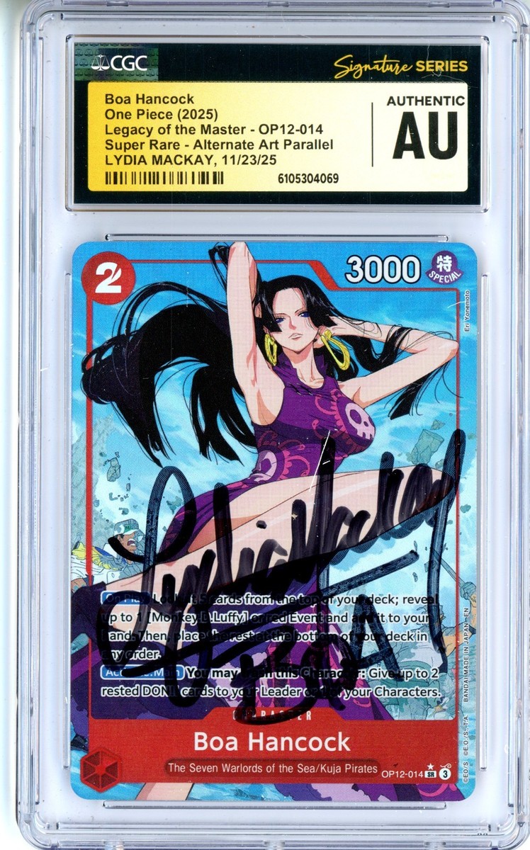 ミラバト ハンコック PSA9 OP12 Boa Hancock (Alternate Art) OP12-014 Legacy of the Master Foil for