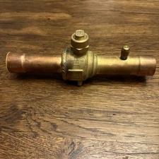 Mueller Refrigeration 1 3/8" Ball Valve with Service Port 36703A - A10 See Marks