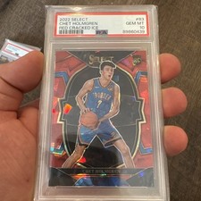 2022 Select Chet Holmgren Red Cracked Ice #83 Psa 10
