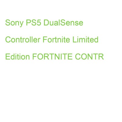 Sony PS5 DualSense Controller Fortnite Limited Edition FORTNITE CONTR