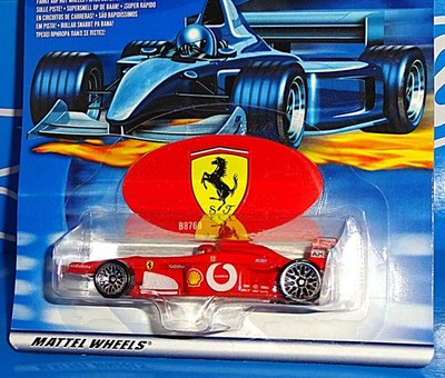 Hot Wheels 2001 Grand Prix Formula 1 Series Ferrari F1 Vodafone