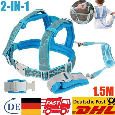 2 in 1 Baby Kleinkind Anti Verloren Sicherheitsgurt Kinderleine Gurt Seil Zügel
