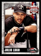 2000 Team Best Rookies Autographs - Julio Lugo #NNO Houston Astros