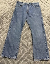 Levis 517 Jeans Men's 34x29 Blue Bootcut 100% Cotton Denim Pants Cowboy Western