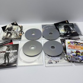 Sony PlayStation 3 250GB Console PS3 Bundle w/ Controllers, Games, Charging Dock