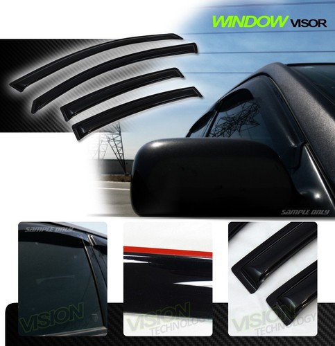Sun/Rain Guard Smoke Tint Shade Deflector Window Visor For 04-09 Mazda 3 Sedan - Bild 2 von 2