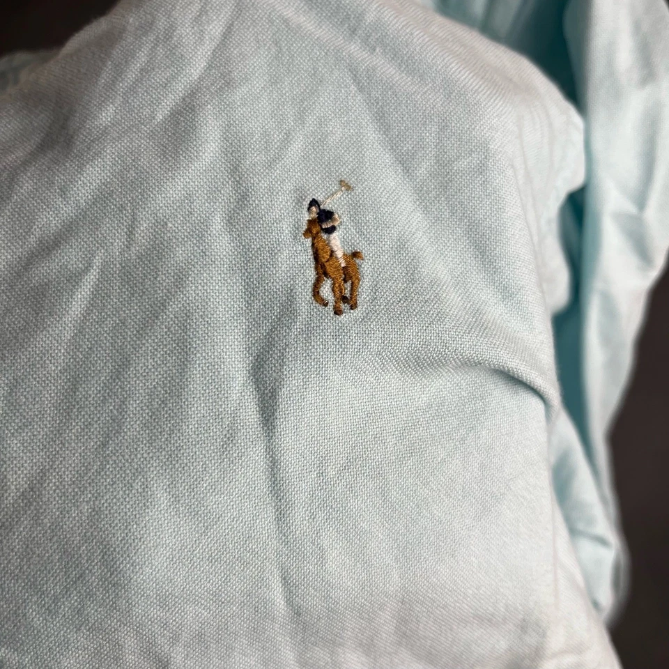 Polo Ralph Lauren Flesh Pony Niños’ XL Grueso Abotonado Preppy Lona Academia Foto 2 de 4