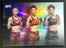 2024 Zhang Weili UFC TOPPS GOLD LABEL ‘Time Lapse’ RARE SP # /10