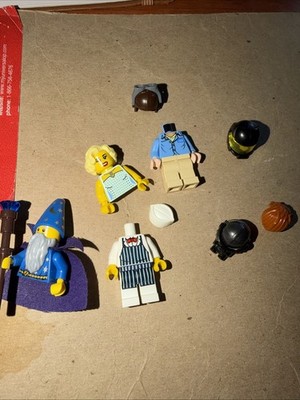 Random Lego minifigure and accessories lot. what you see is what you get