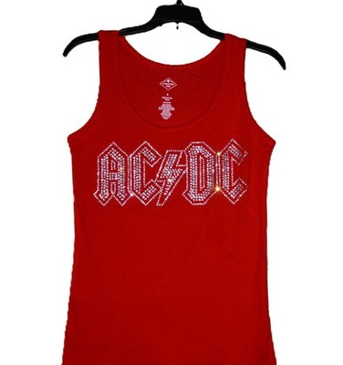 AC/DC rhinestone bling  shirt or tank XS S M L XL XXL 1X 2X 3X 4X 5X