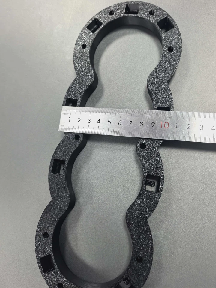 For Audi 285mm Front Honeycomb Grill Mount Badge/Logo/Emblem/Grille/Holder - Image 4 of 4