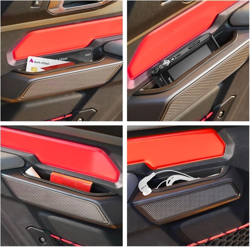 Side Door Handle Center Console Organizer For 2021-2026 Ford Bronco Accessories